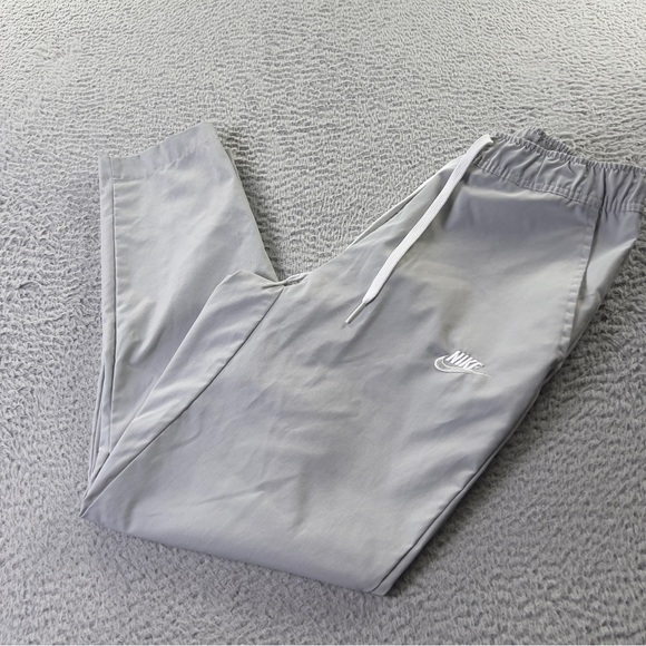Nike Other - Nike Club Woven Tapered Leg Pants Mens Small Gray Athletic Elastic Waist Comfy